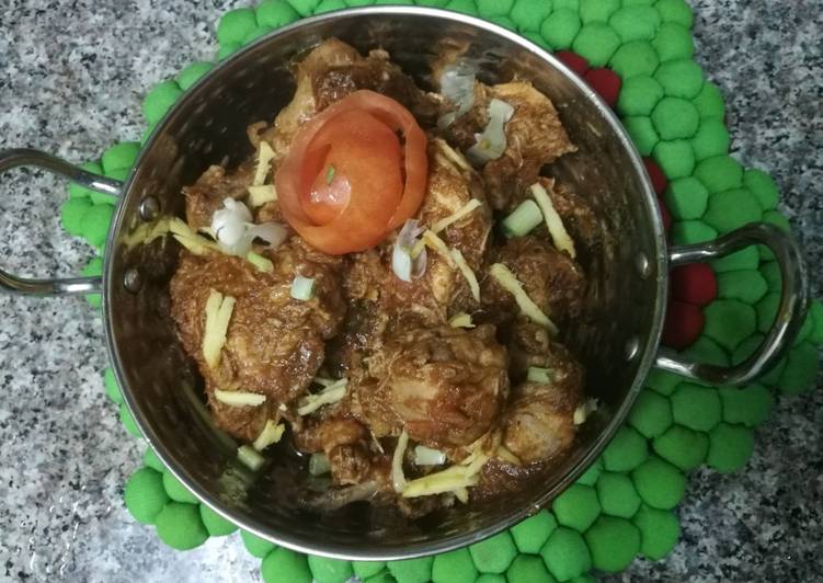 Recipe of Quick Peshawari chicken karahi