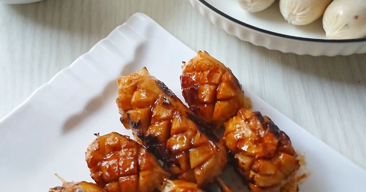 Sosis Ayam Jamur Bakar