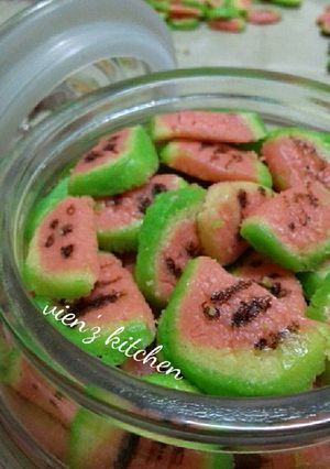 Foto resep Watermelon Cookies 😉