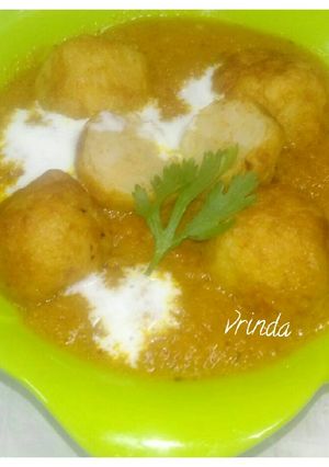 A picture of Malai Kofta.
