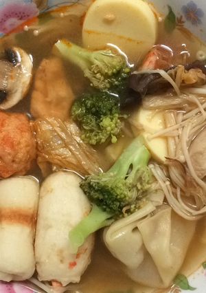Foto resep Suki kuah rebusan kepala udang
