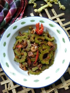 Foto resep Tumis pare udang