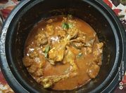 A picture of cashew chicken curry