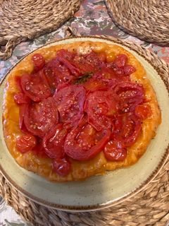 Una foto de Tarta Tatin de tomates !!!!!