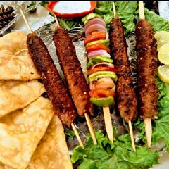 A picture of Seekh kebab.