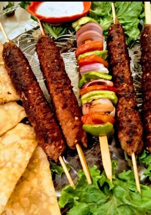 A picture of Seekh kebab.