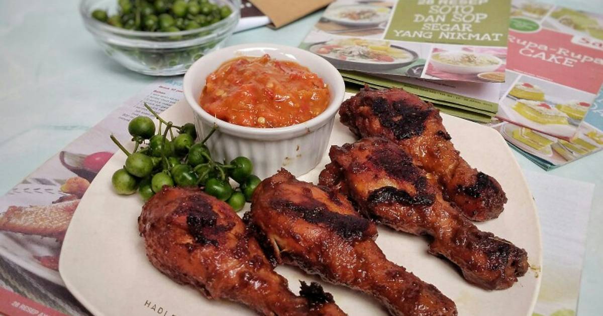 Resep Paha Ayam Bakar Bumbu Kalasan Oleh Hadleny Kitchen Cookpad