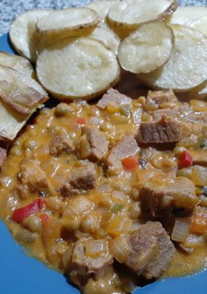 Una foto de Carne salseada