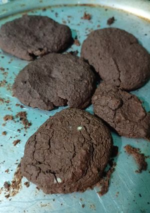 Una foto de Cookies de lentejas y chocolate
