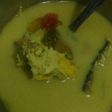 Ikan asin masak santan/iwak karing betanak