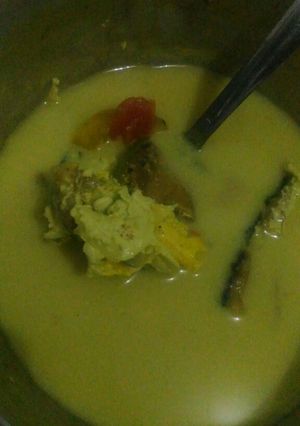 Foto resep Ikan asin masak santan/iwak karing betanak
