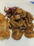 Parmesan-crusted Chicken Breast with Roasted Mushrooms