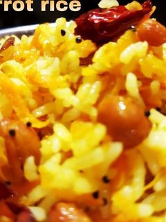 கேரட் சாதம் (carrot rice Recipe in tamil) செய்முறை முக்கிய புகைப்படம்