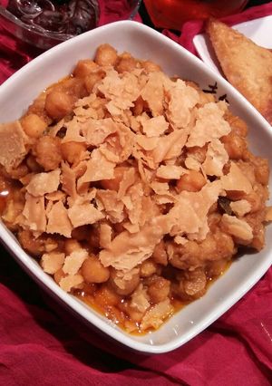 A picture of Chana chat.