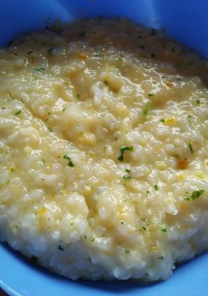 Foto resep MPASI bubur kabocha wortel bayam ayam