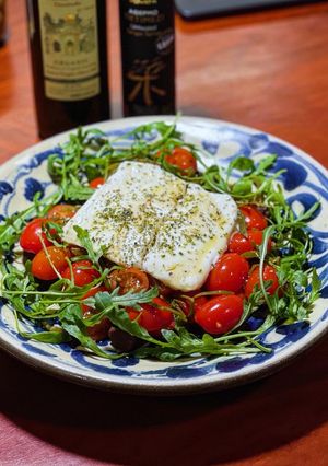 希臘番茄麵包沙拉 Ντάκος 的食譜成品照片