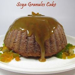 Soya Granules Cake A picture of Soya Granules Cake.