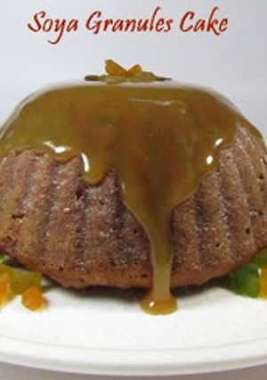 A picture of Soya Granules Cake.