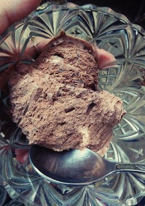 A picture of Chocolate ice cream #5weekschallenge.