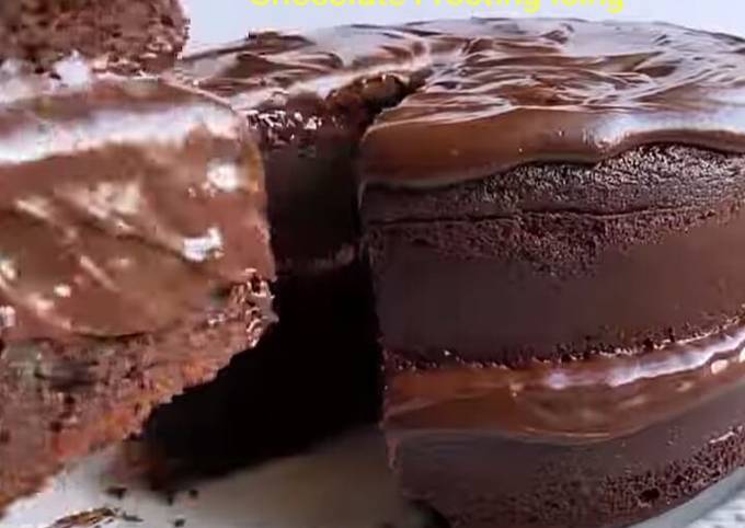 How to Cook Chocolate Coffee Cake with Chocolate Frosting