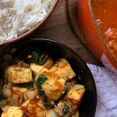 Speedy saag paneer A picture of Speedy saag paneer.