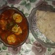 Andaa Aloo Curry with Chapti