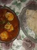 Andaa Aloo Curry with Chapti