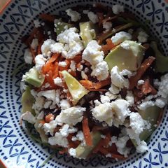 A picture of Rainbow salad.