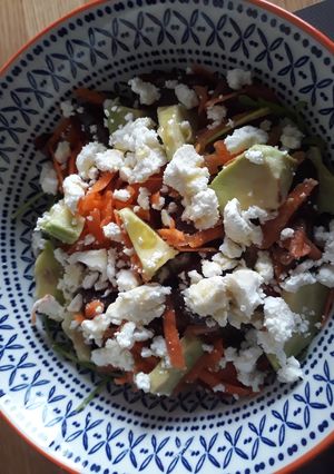 A picture of Rainbow salad.