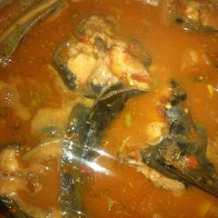 A picture of Catfish pepper soup.