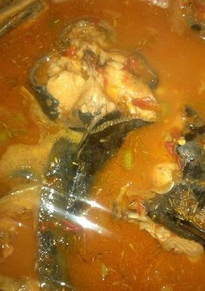 A picture of Catfish pepper soup.