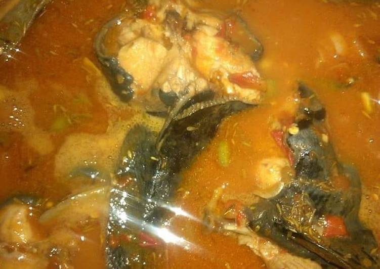 Steps to Prepare Ultimate Catfish pepper soup