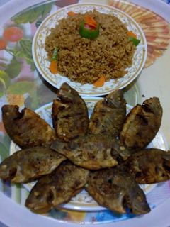 صورة لوصفة السمك المقلي وجمالوا 😋😋