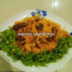 A picture of Cinnamon jellof rice.