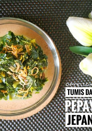 Foto resep Tumis daun pepaya jepang