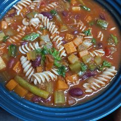A picture of Italian Minestrone Soup.