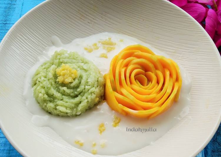 Cara Gampang Membuat Mango Sticky Rice, Bisa Manjain Lidah