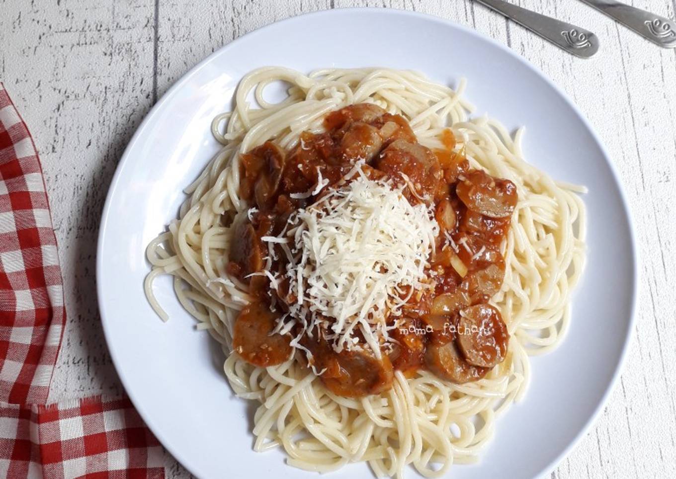 Spaghetti bolognese bakso