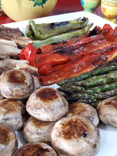 Una foto de Parrillada de verduras