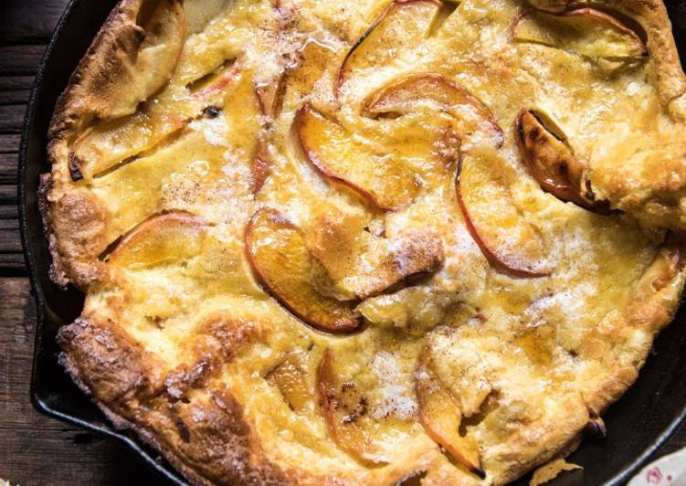 Steps to Make Quick KC Dutch Baby with Peach Galette