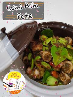 Foto resep Cumi Asin Pete