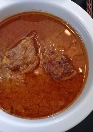 A picture of Mutton Quorma.