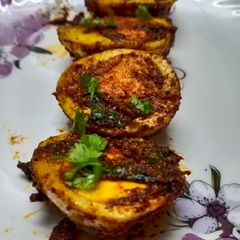 A picture of Spicy Egg Roast.