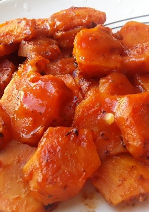 Una foto de Zanahorias entomatadas.