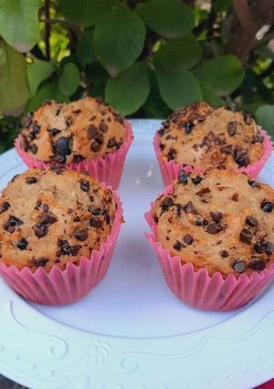 Una foto de Cupcakes de banana veganos 🌱