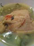 Caldo de pollo verde