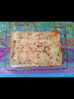 Una foto de Canelones de atún y huevo