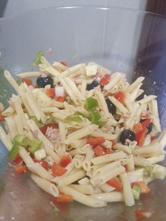 Una foto de Ensalada de macarrones