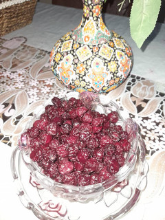 عکسی از دستور خشک کردن میوه آلبالو