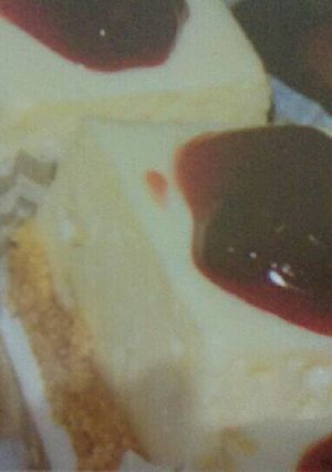 صورة لوصفة تشيز كيك التوت